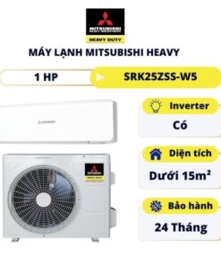 Máy lạnh hai chiều Mitsubishi Heavy Inverter 1HP SRK25ZSS-W5