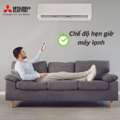 Cách sử dụng chế độ hẹn giờ trên máy lạnh Mitsubishi Electric để tiết kiệm điện