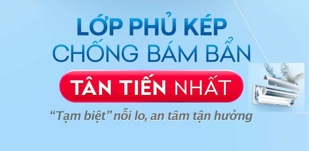 Công nghệ lớp phủ kép độc quyền Mitsubishi Electric