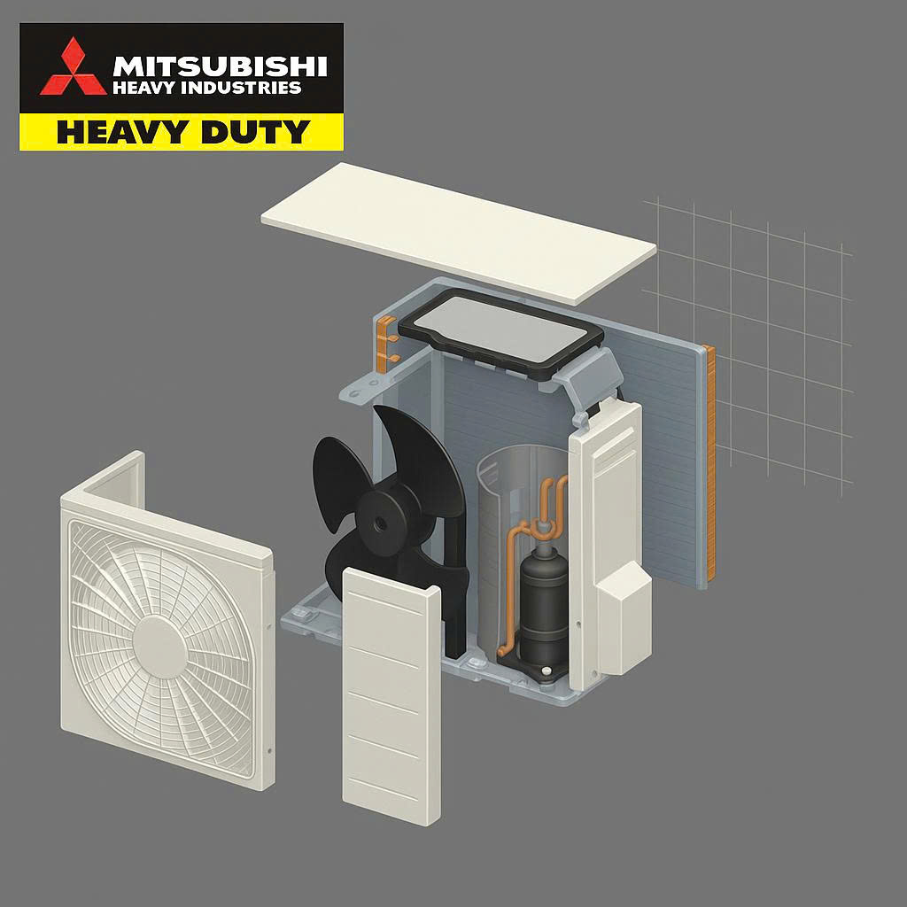 Những công nghệ tiên tiến nhất của máy lạnh Mitsubishi Heavy