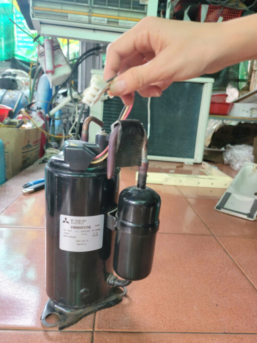 Linh kiện thay thế: Block máy lạnh nội địa Nhật Mitsubishi Electric 1HP gas R410A