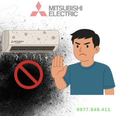 Máy lạnh Mitsubishi Electric không vệ sinh định kỳ sẽ ra sao?