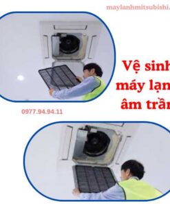 Dịch vụ vệ sinh máy lạnh Mitsubishi Electric âm trần tại maylanhmitsubishi.com