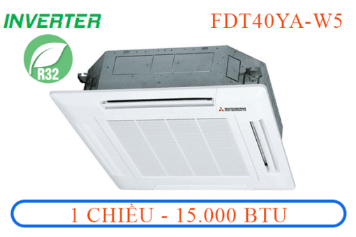 Máy lạnh âm trần Mitsubishi Heavy Inverter FDT40YA-W5