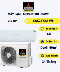 Máy lạnh Mitsubishi Heavy Inverter 2.5HP SRK24YXS-W5