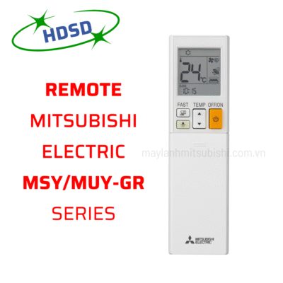 HDSD Remote Mitsubishi Electric dòng 1 chiều Inverter MSY/MUY-GR