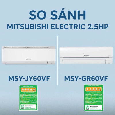 MSY-JY60VF và MSY-GR60VF