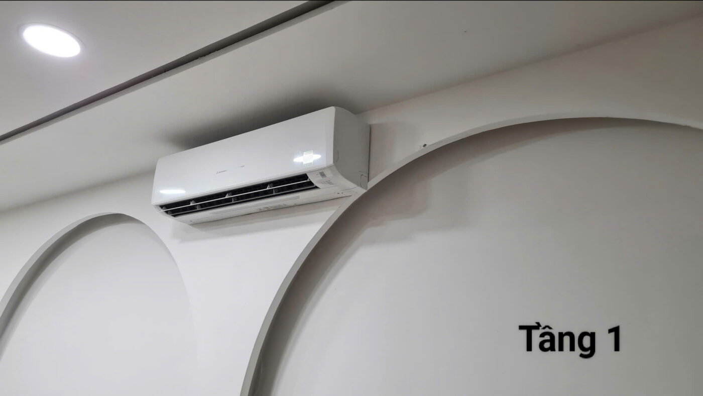 Dàn lạnh lắp tại tầng 1