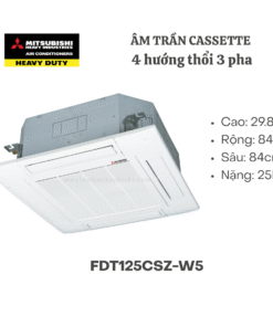 Alternative view of Máy lạnh âm trần Cassette Mitsubishi Heavy FDT125CSZ-W5