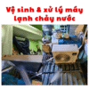 Vệ sinh và xử lý máy lạnh Mitsubishi Heavy chảy nước