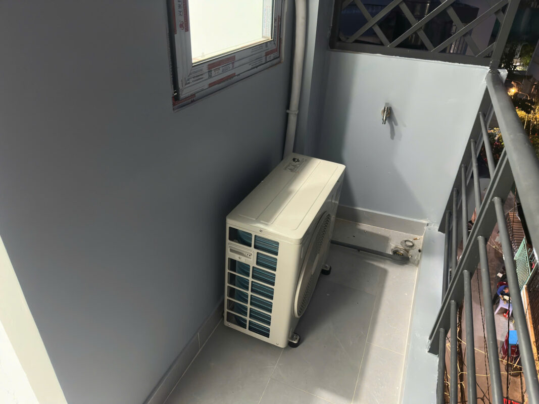 Vị trí lắp đặt dàn nóng sử dụng cao su chống rung