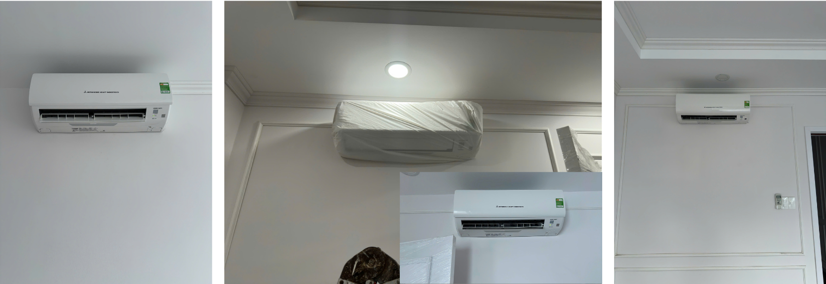 Vị trí lắp đặt dàn lạnh máy lạnh Mitsybishi Heavy