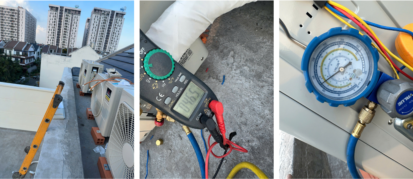 Vị trí lắp đặt dàn nóng máy lạnh Mitsybishi Heavy