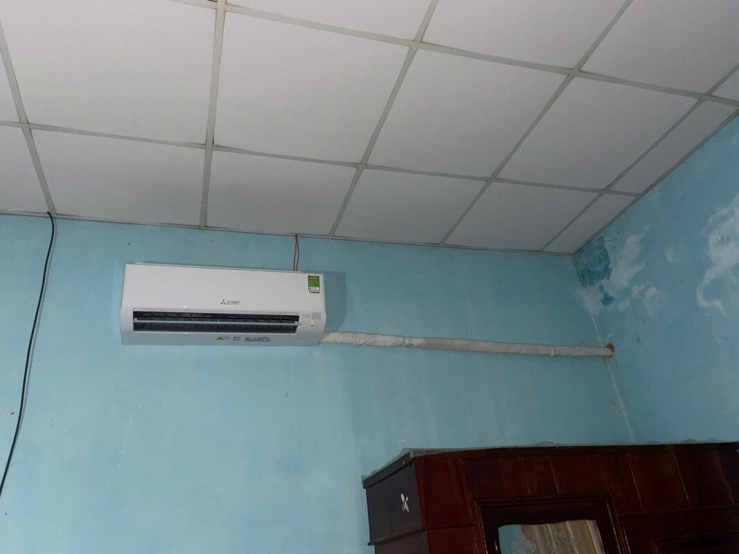 Vị trí lắp đặt dàn lạnh máy lạnh Mitsubishi