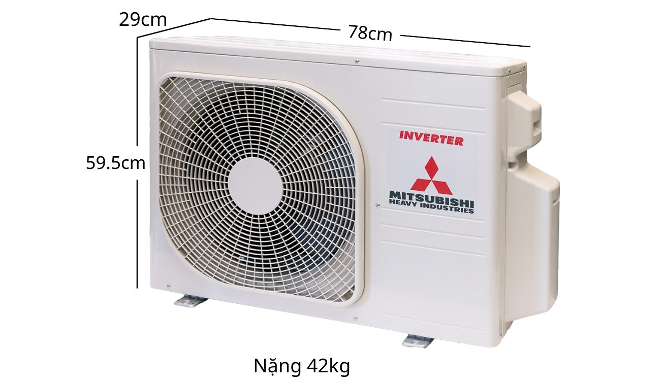 Thông số kích thước của dàn nóng Mitsubishi Heavy SCM45ZS-S Multi