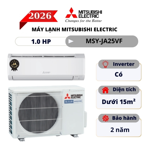 Máy lạnh Mitsubishi Electric Inverter 1HP MSY-JA25VF Model 2026