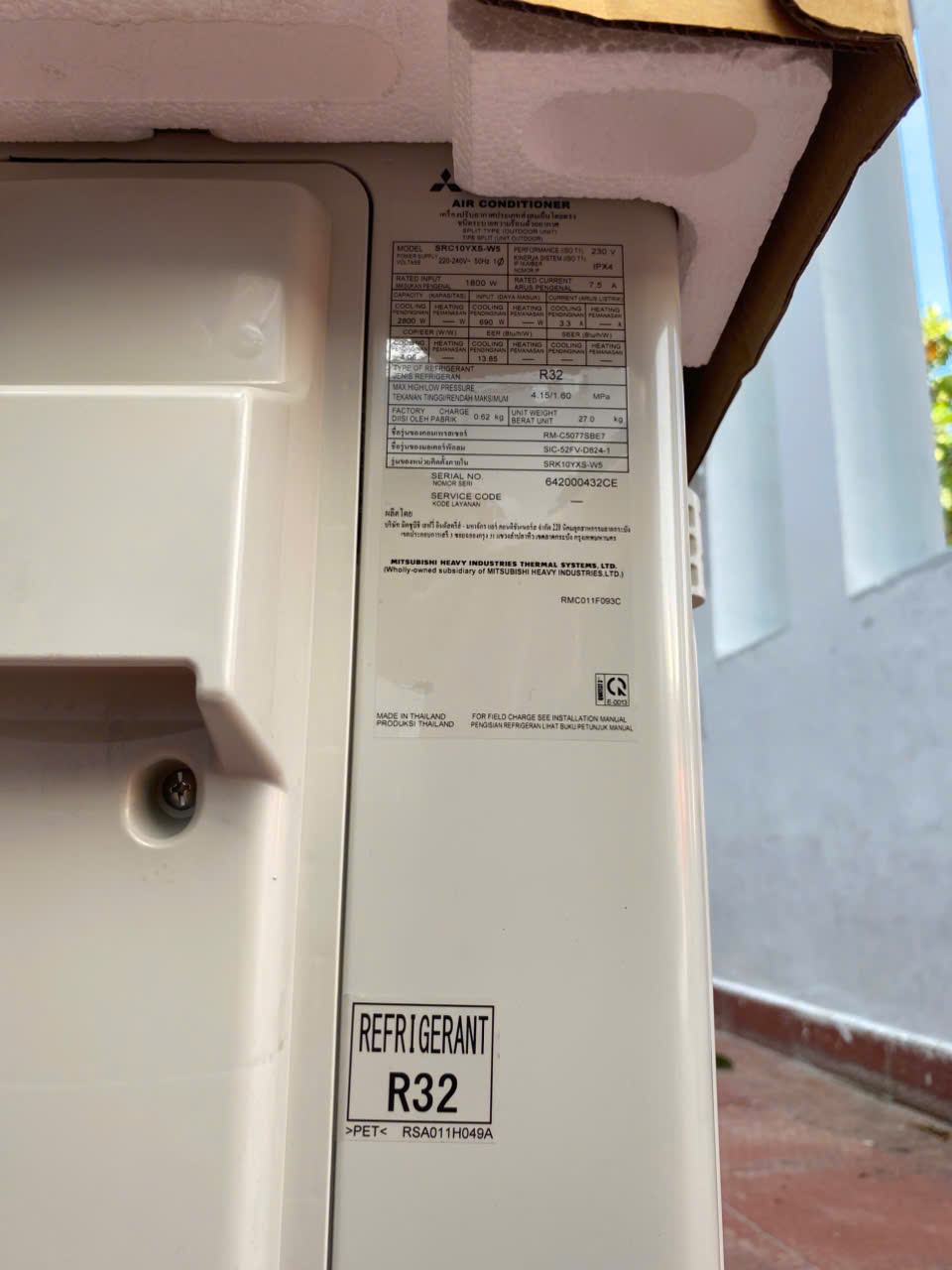 Công nghệ nổi bật trên máy lạnh Mitsubishi Heavy SRK10YXS-W5